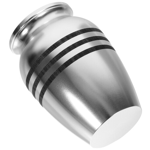 5Pcs Silver Alloy Mini Pet Urns for Ashes Compact Keepsake Containers 2