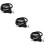 3Pcs Durable Black Bike Cable Lock Chain Heavy Duty Lock for E-Bikes 11