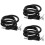 3Pcs Durable Black Bike Cable Lock Chain Heavy Duty Lock for E-Bikes 8