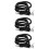 3Pcs Durable Black Bike Cable Lock Chain Heavy Duty Lock for E-Bikes 10