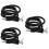 3Pcs Durable Black Bike Cable Lock Chain Heavy Duty Lock for E-Bikes 9