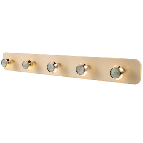 2Pcs Adhesive Key Hook Holder ABS Wall Rack for Home Coat Towel 1