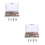 240Pcs M5 Cage Nuts Insert Lock Nuts Carbon Steel Square Hole Assorted 6