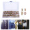 240Pcs M5 Cage Nuts Insert Lock Nuts Carbon Steel Square Hole Assorted 11
