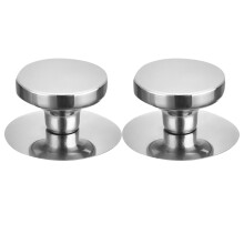 6Pièces Bouton Pot Argent Confortable Antichaleur