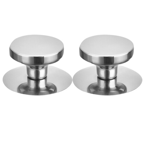 6Pièces Bouton Pot Argent Confortable Antichaleur