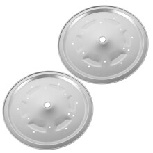 2Pcs Pressure Cooker Lid Inner Assembly Aluminum Seal Rings Silver