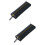 2Pcs Practical Black Pencil Bag Zipper Design for School Office Use 9