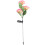 3Pcs Pink Hydrangea Solar Stake Lamp Solar Powered Garden Decor Lights 3