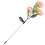 3Pcs Pink Hydrangea Solar Stake Lamp Solar Powered Garden Decor Lights 11