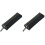 2Pcs Practical Black Pencil Bag Zipper Design for School Office Use 4