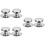 6Pièces Bouton Pot Argent Confortable Antichaleur 7