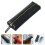 2Pcs Practical Black Pencil Bag Zipper Design for School Office Use 11