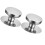 6Pièces Bouton Pot Argent Confortable Antichaleur 10