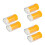 6Pcs Professional Orange Bee Queen Marking Cage for Apiary Storage 8