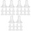 30Pcs Transparent Silicone Lamb Feeding Nipples Durable Bite Resistant 6