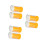 6Pcs Professional Orange Bee Queen Marking Cage for Apiary Storage 7