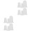 2 Pieces Cake Decorating Piping Tip Covers Silicone For Icing Tips 5