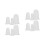 2 Pieces Cake Decorating Piping Tip Covers Silicone For Icing Tips 6
