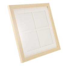 5Pcs Elegant Beige Wood Frames for Wall Gallery and Oil Paintings