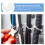 500Pcs Type Cable Tie Bases Durable Plastic Wire Holders 7