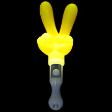 2Pcs Childsafe Yellow Glow Sticks Concert Cheering Props Kids Stage
