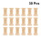 60Pcs Durable Beige Wood Spools for Sewing Thread Craft Bobbins 8