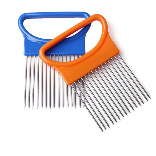 2Pcs Orange Onion Fork Vegetable with Firm Grip Handle 1