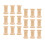 60Pcs Durable Beige Wood Spools for Sewing Thread Craft Bobbins 9