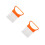 2Pcs Orange Onion Fork Vegetable with Firm Grip Handle 6