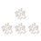 48Pcs Curtain Track Wall Mount Brackets ABS Iron White 9