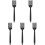 5Pcs Black Kitchen Cooking Fork Ergonomic Silicone Pasta Server Fork 2