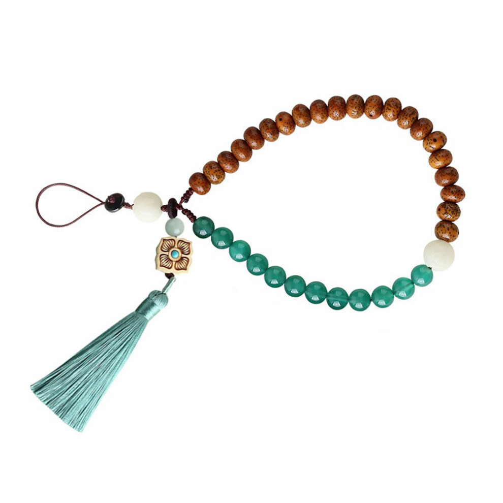 2Pcs Colorful Bodhi Beads Phone Lanyard Tassel Hanging Rope For Phone 3632197262472