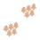 10Pièces Accessoires Bébé Clips Bois Beige Étoile 10