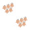 10Pièces Accessoires Bébé Clips Bois Beige Étoile 5