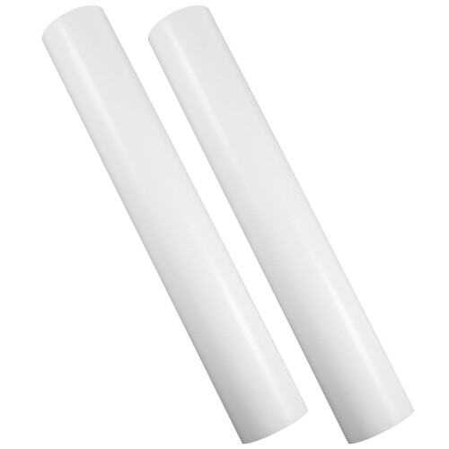 10Pcs White Plastic Poster Tubes for Storage Art Carrying Case 2