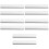 10Pcs White Plastic Poster Tubes for Storage Art Carrying Case 9