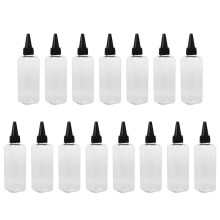 45St Haarverf Flessen Set Transparant Plastic Gemakkelijk Toepassen