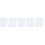 50Pcs Blue Plastic Spine Bars Loose Leaf Binder Clips 11