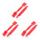 3Sets Professional Red Plastic Screen Roller and Spade Tool Set 5
