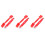 3Sets Professional Red Plastic Screen Roller and Spade Tool Set 10