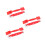 3Sets Professional Red Plastic Screen Roller and Spade Tool Set 7