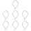 7Pcs Aromatherapy Diffuser Pendant Necklace White Braided Rope Jewelry 9