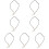 7Pcs Aromatherapy Diffuser Pendant Necklace White Braided Rope Jewelry 6