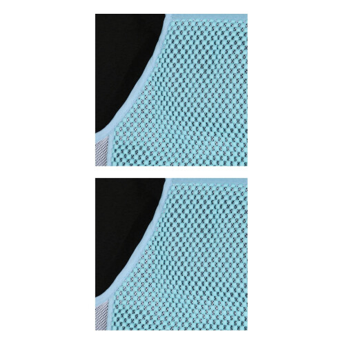 2Pcs Sky-Blue Bath Mesh Tub Net Baby Support Sling for Hands-Free Bath 2