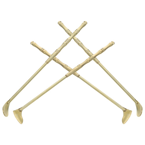 8Pcs Handcrafted Brass Incense Spoon and for Elegant Home Use 2