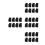 32Pcs Black Silicone Replacement Clips Oven and Cookware Protectors 5