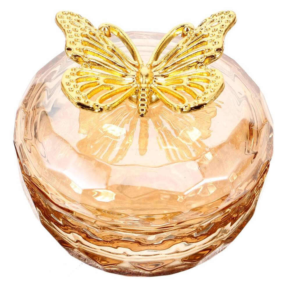 Nail Art Brush Cleaner Cup with DustProof Lid, Thickened Crystal Dappen Dish for Liquid and Powder