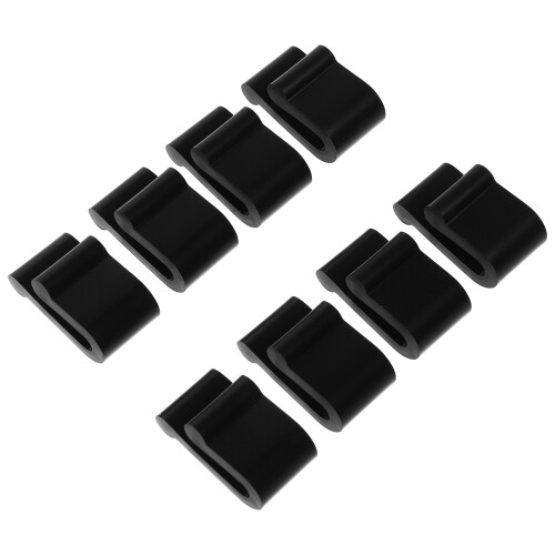 32Pcs Black Silicone Replacement Clips Oven and Cookware Protectors 2
