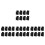 32Pcs Black Silicone Replacement Clips Oven and Cookware Protectors 4